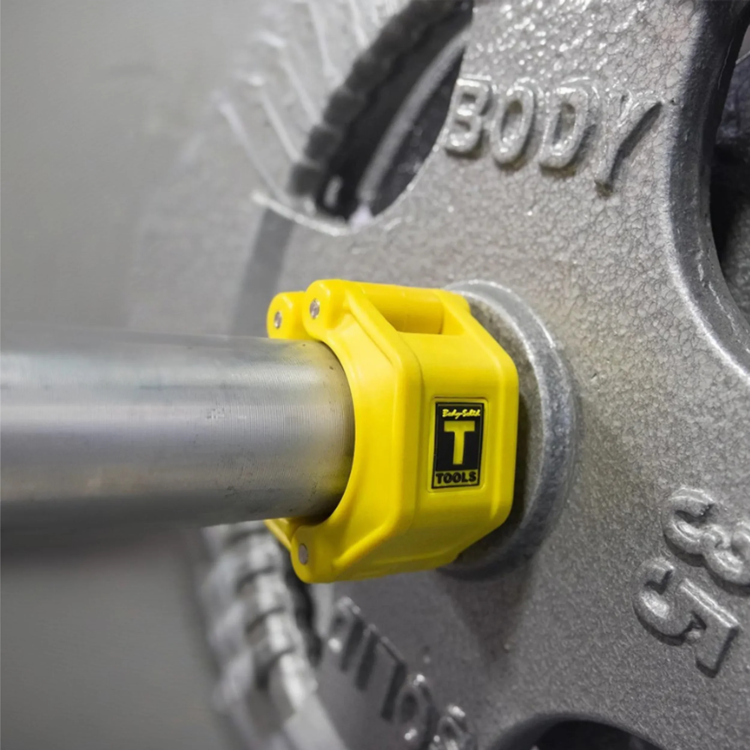 Body Solid BSTLJO2 OLY 2 Lock Jaw Collars - Yellow (New) - Image 3