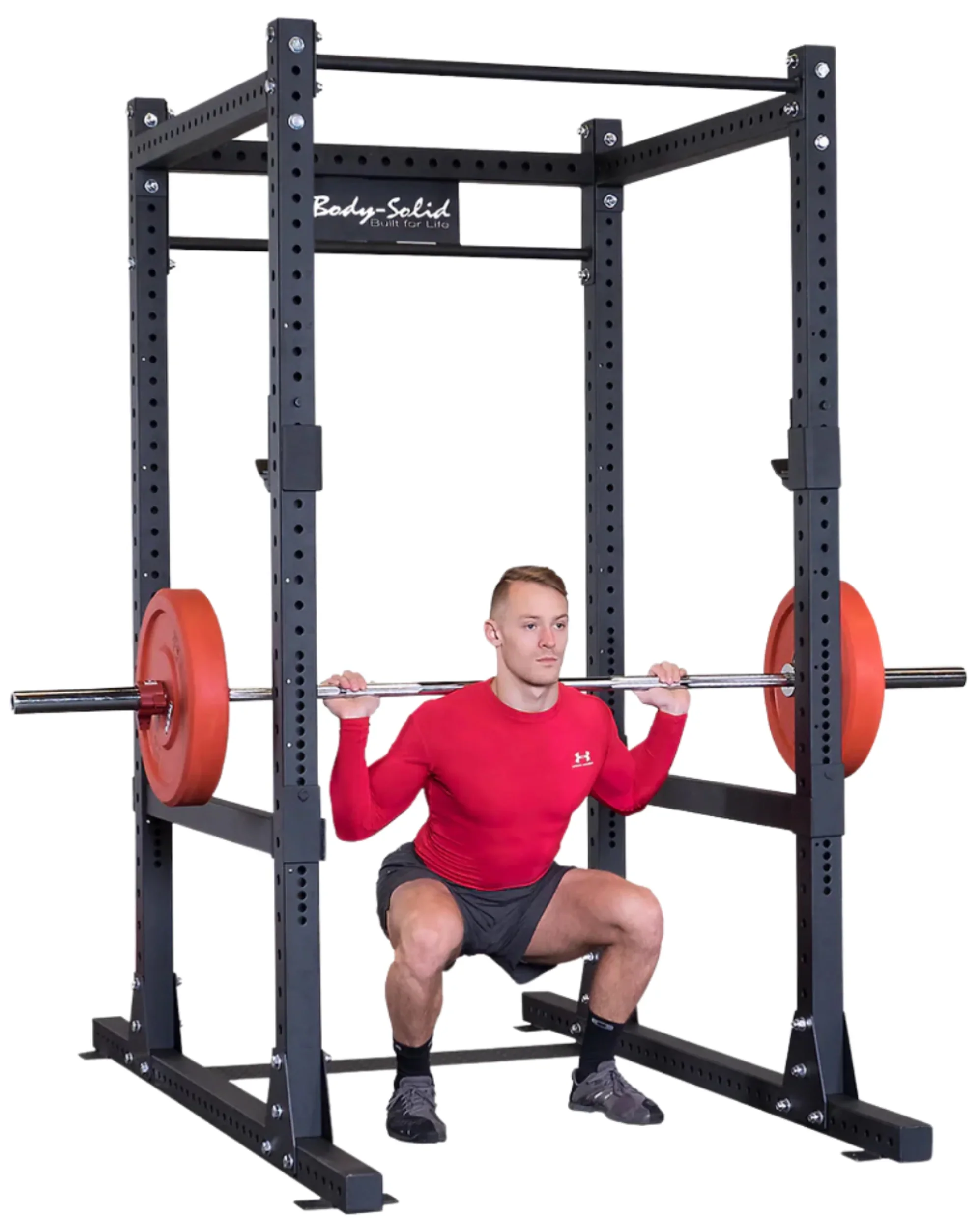 Body-Solid SPR1000P2 Commercial Power Rack + Adjustable Bench (New) - Image 4