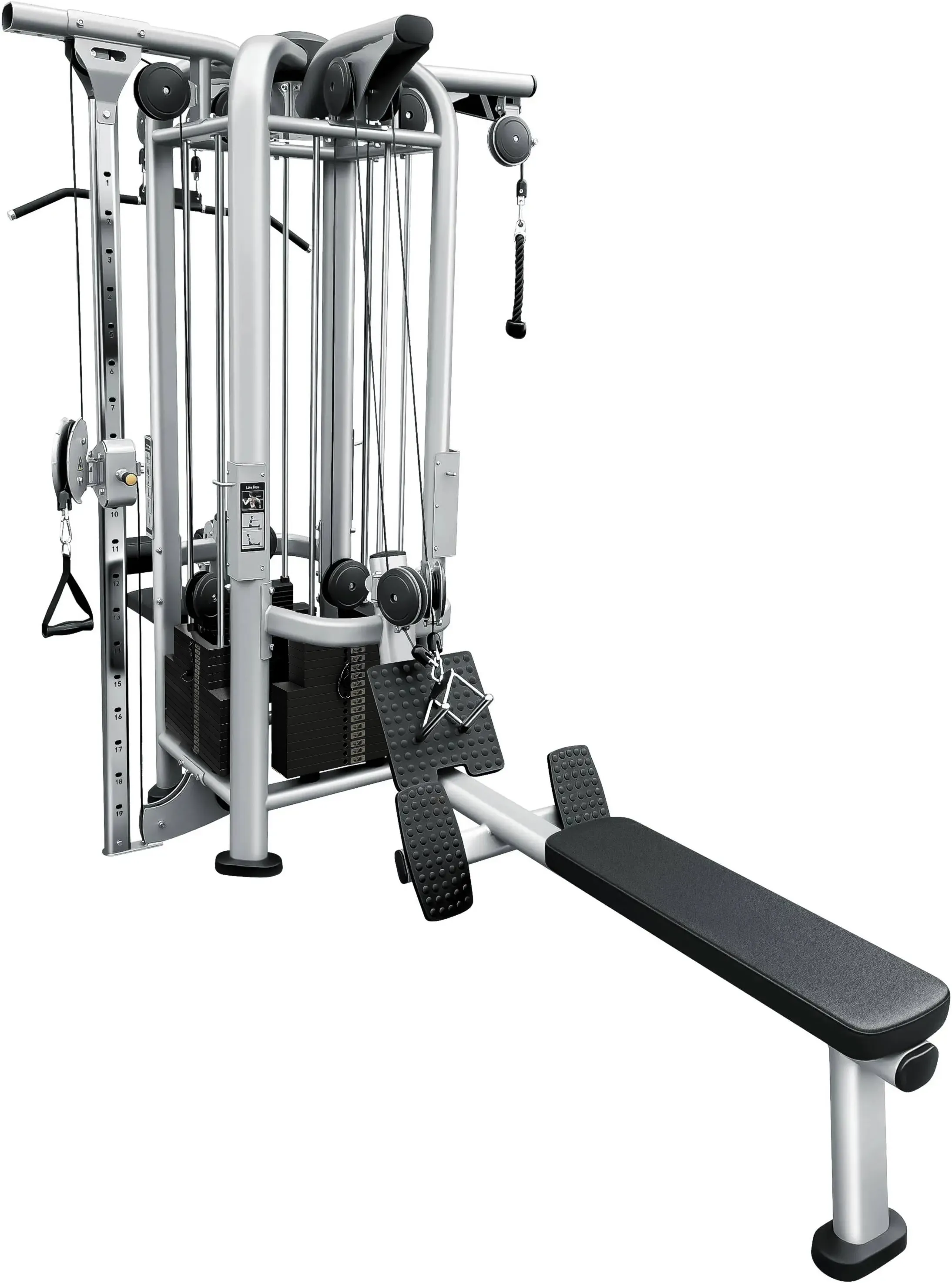 4 Stack Multi Jungle Gym - French Fitness FFS Silver (New) - Image 3