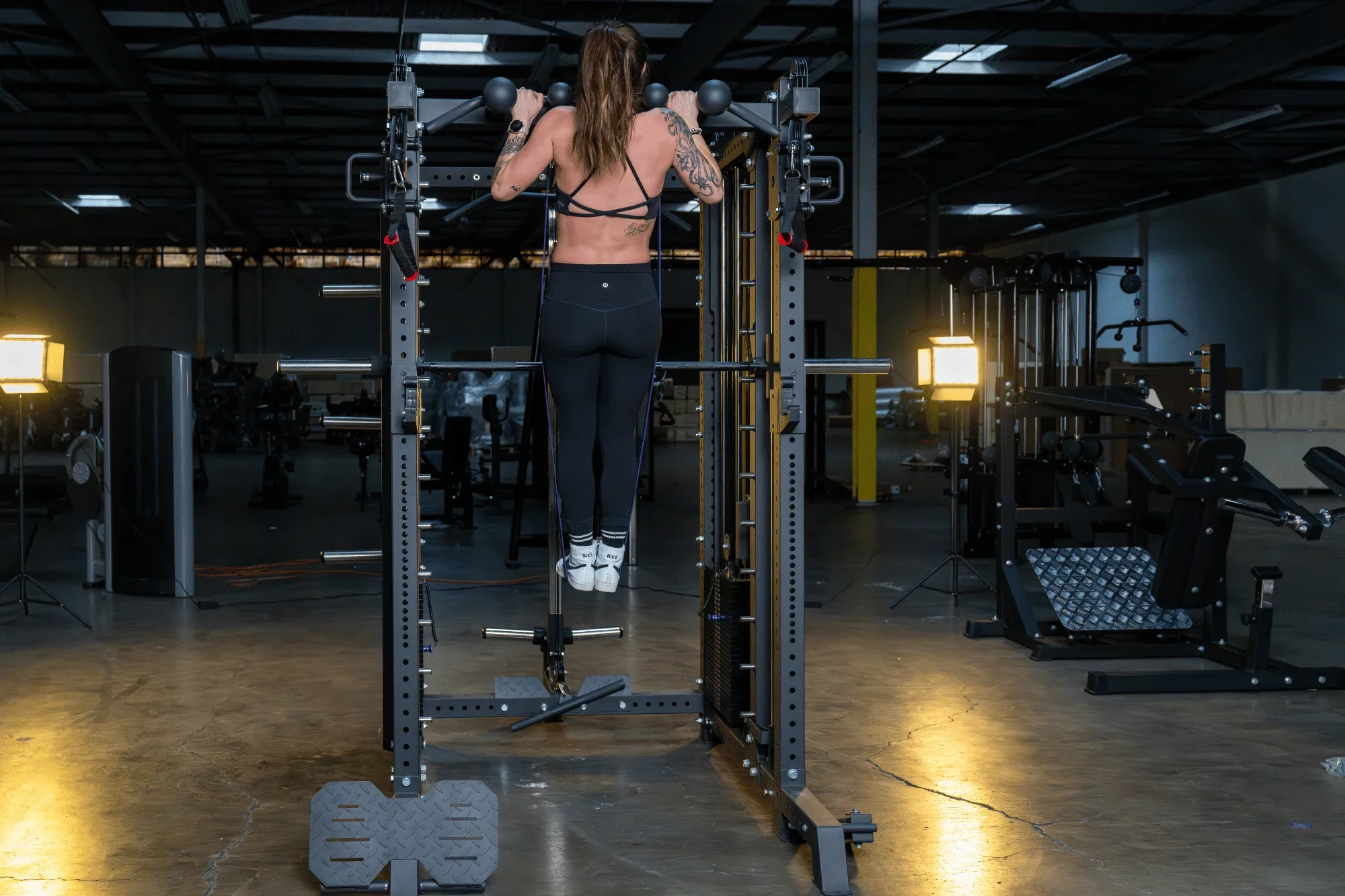 French Fitness FSR100-CB Commercial Cable Smith Rack w/Counter Balance (New) - Image 18