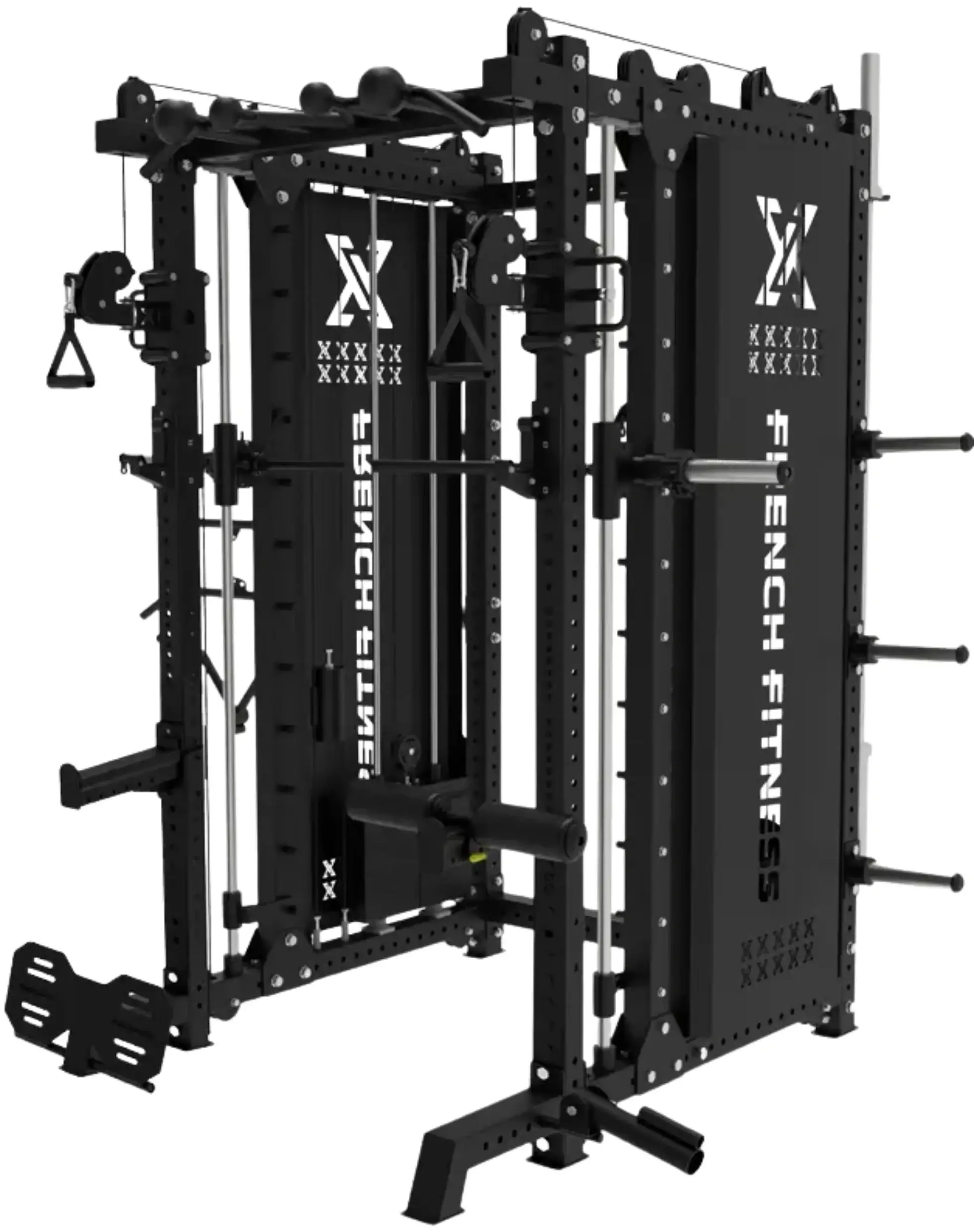 French Fitness FSR100-CB Commercial Cable Smith Rack w/Counter Balance (New) - Image 2