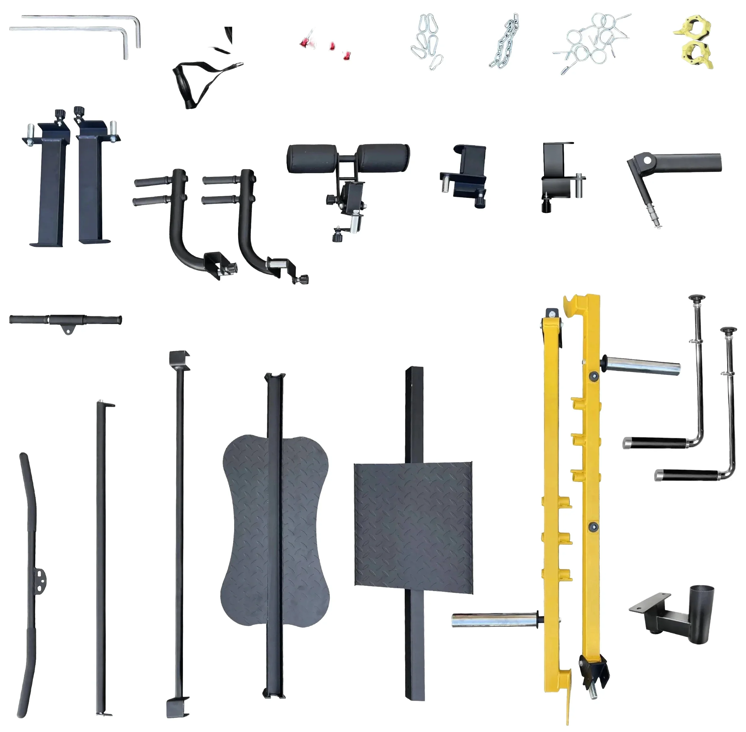 French Fitness FSR90 Functional Trainer Smith & Squat Rack Machine (New) - Image 10