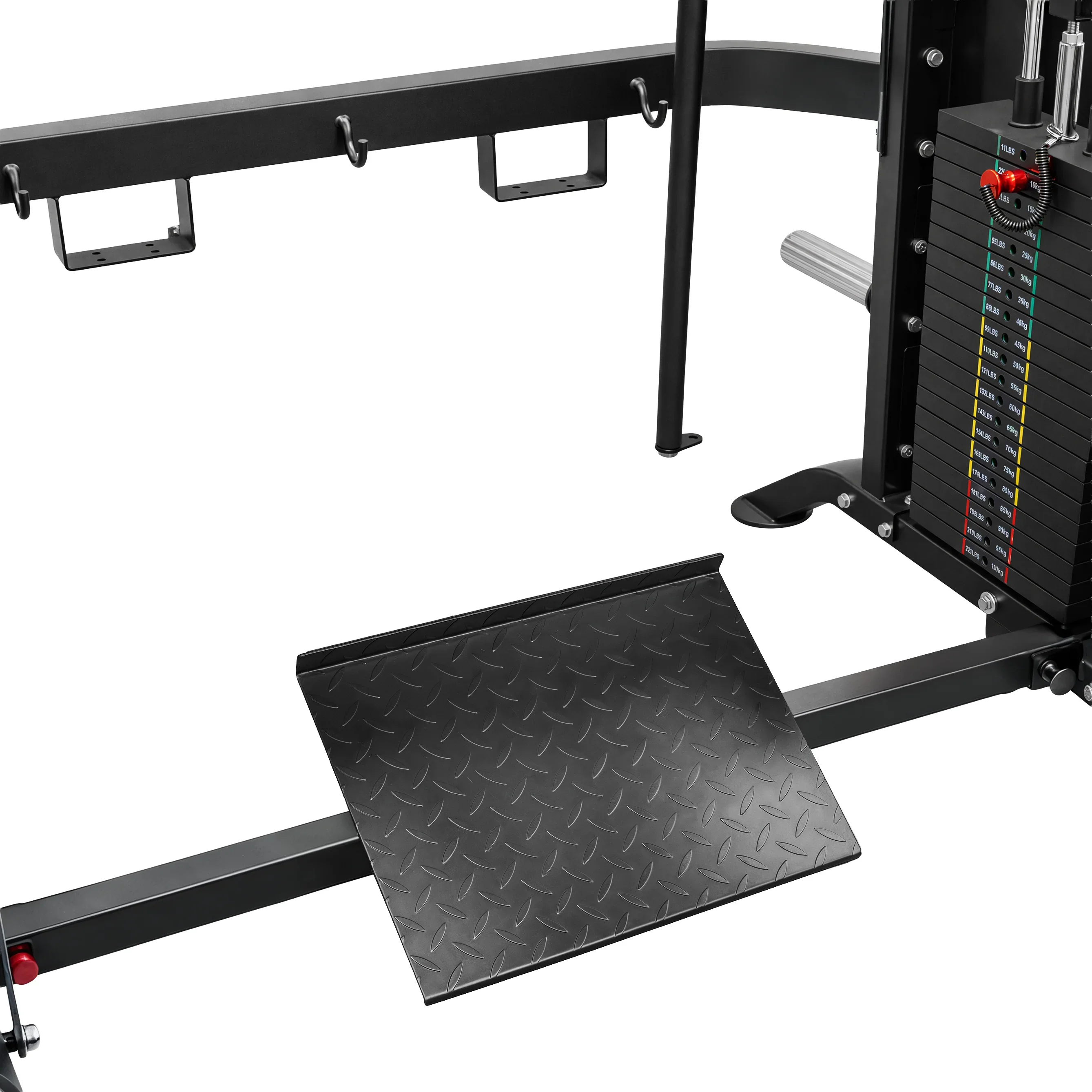 French Fitness FSR90 Functional Trainer Smith & Squat Rack Machine (New) - Image 17