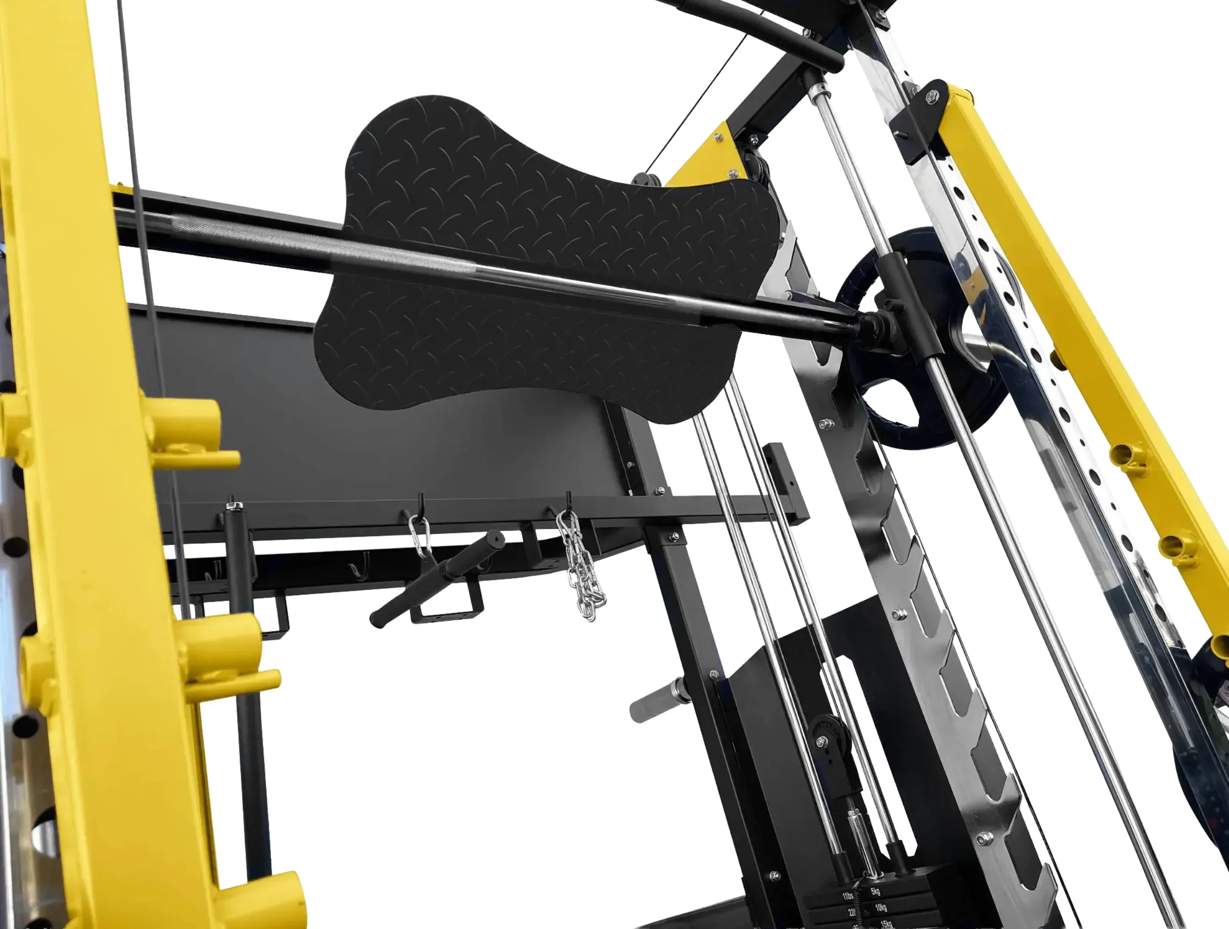 French Fitness FSR90 Functional Trainer Smith & Squat Rack Machine (New) - Image 9