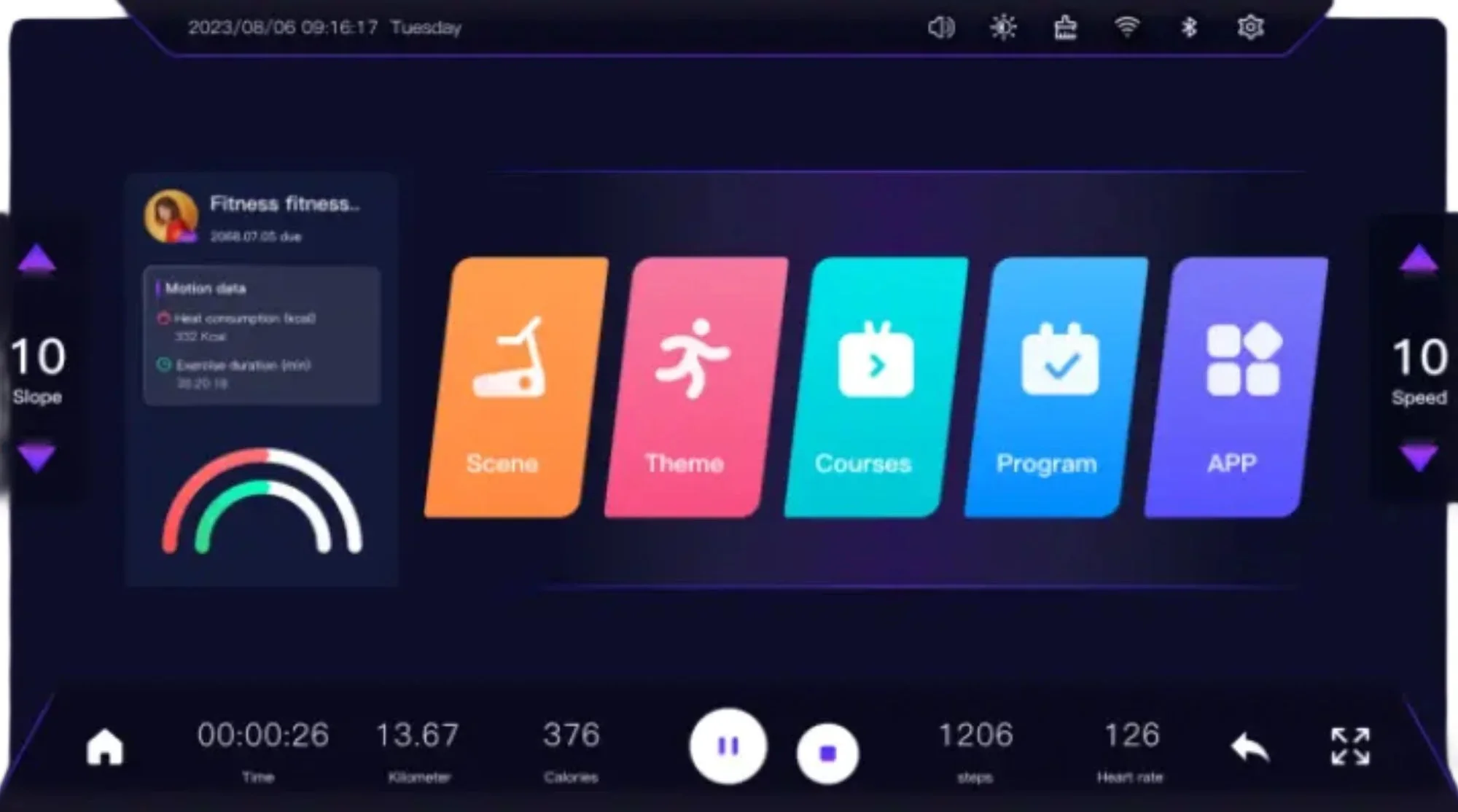 French Fitness MIC21 Indoor Cycle w/21.5" Touch Console (New) - Image 8