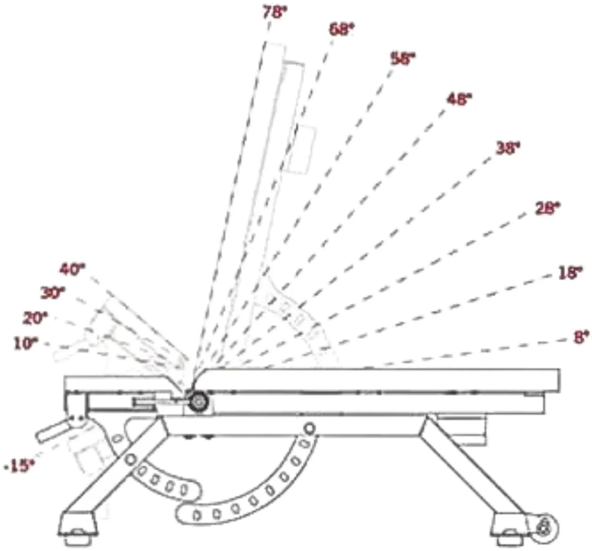 French Fitness Multi Adjustable Bench w/Ab Rollers (New) - Image 7