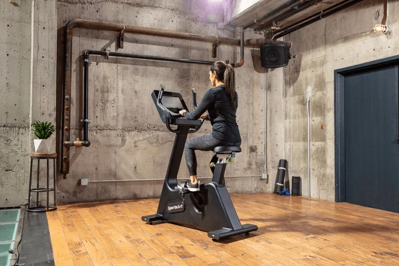 SportsArt C574U-13 Elite Senza Upright Cycle (New) - Image 5