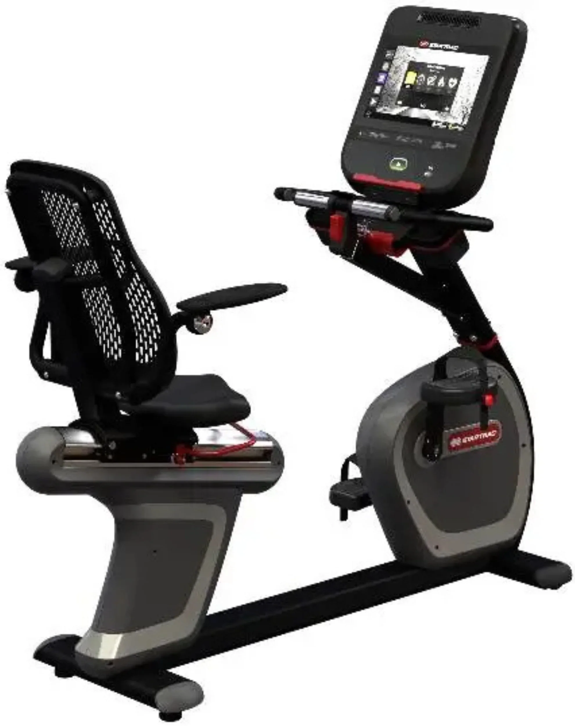 Star Trac 8 Series Recumbent Bike w/16" Embedded Display - Black (New) - Image 4