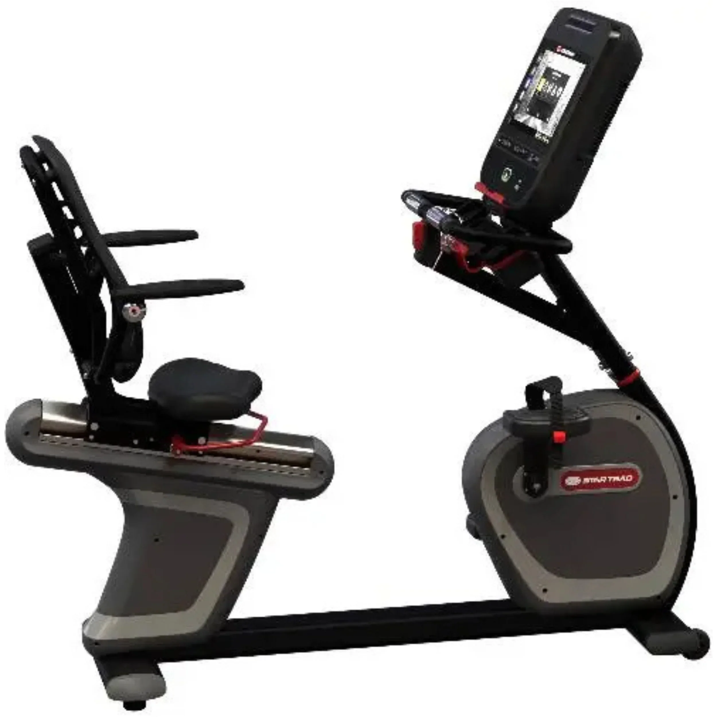 Star Trac 8 Series Recumbent Bike w/16" Embedded Display - Black (New) - Image 5