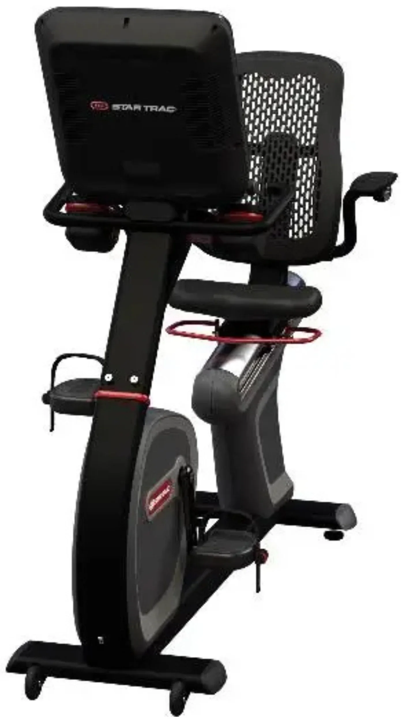Star Trac 8 Series Recumbent Bike w/16" Embedded Display - Black (New) - Image 8