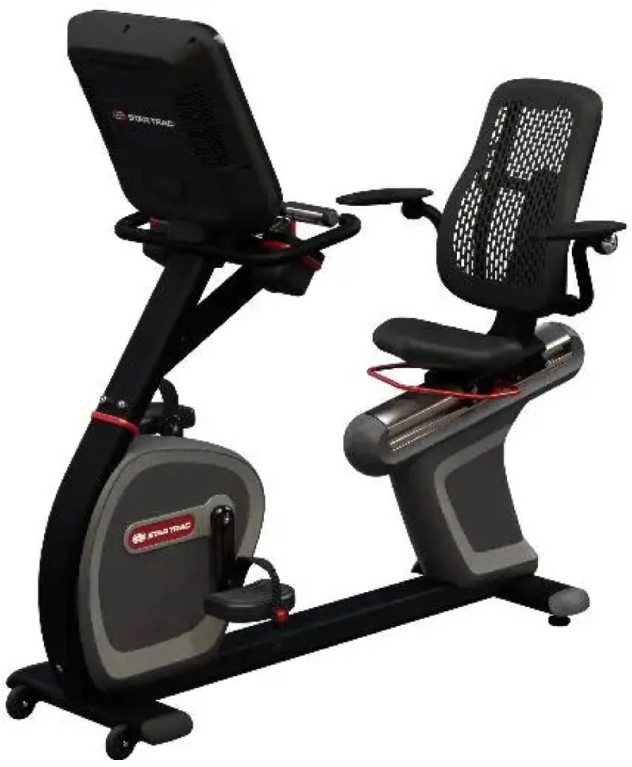 Star Trac 8 Series Recumbent Bike w/16" Embedded Display - Black (New) - Image 9