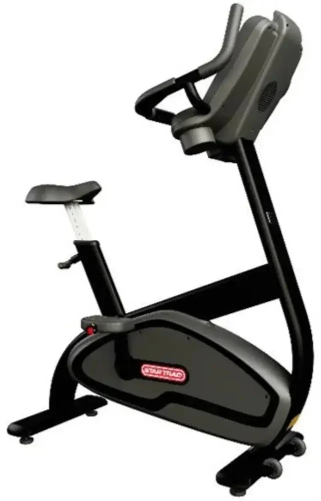 Star Trac S Series Upright Bike w/LCD - Black (New) - Image 4